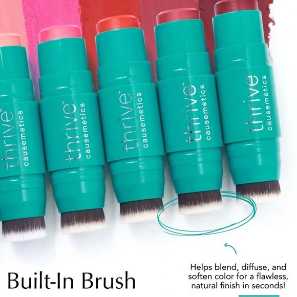 🩷 Thrive Causemetics Triple Threat™ Blush Stick - Maggie (Rose Shimmer) - Picture 5 of 10